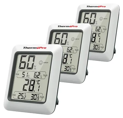 Obrázek produktu pro Digitální teploměr a vlhkoměr ThermoPro pro kontrolu klimatu