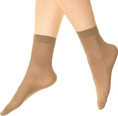 Obrázok produktu pre Hodvábne dámske ponožky, vysoké nad členky, nepriehľadné, 40 denier, 3 páry LW187 (One Size (EUR 36-41)) (New Mink)