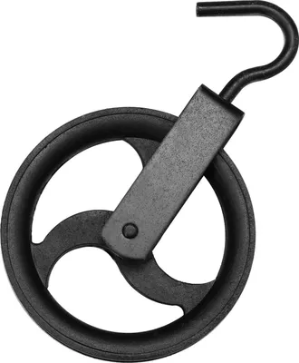Produktbild von Umlenkrolle Seilrolle Heberolle Baurolle Bauaufzug Flaschenzug Vogelrolle Haken 200mm