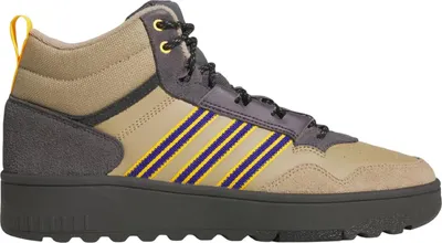 Produktbild von Adidas Hoops 4.0 Mid Winterized Sneaker Boot Stiefel oliv/beige/grau JR6704, Schuhgröße:41 1/3 EU