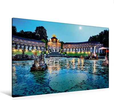 Produktbild von Calvendo  Textil-Leinwand 120 cm x 80 cm quer es Schloss Bayreuth, Thoermer Val; 7291990