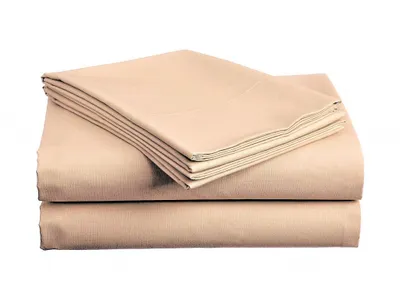 Obrázok produktu pre Bavlnené prestieradlo 140x240 cm béžové