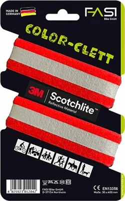 Immagine prodotto di Nastro riflettente Fasi Colour-Clett, coppia, 30 x 400 mm, rosso