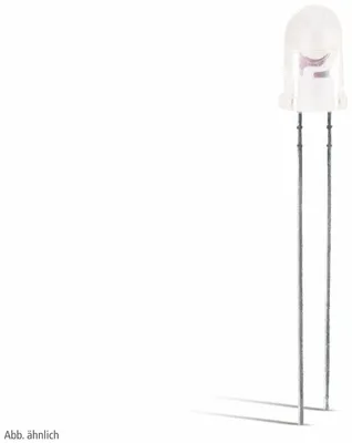 Obrázok produktu pre LED 5 mm, warmweiss, klar, 28000mcd, 30°, 2,9-3,6 V-, 50 mA