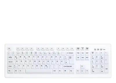 Produktbild von Contour Design Active Key AK-C8100, Volle Größe (100%), Kabellos, RF Wireless, Membran Key Switch, QWERTZ, Weiß