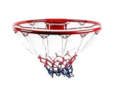 Produktbild von Basketballkorb von Dunlop mit Nylonnetz, witterungsbeständig, inklusive Montagematerial