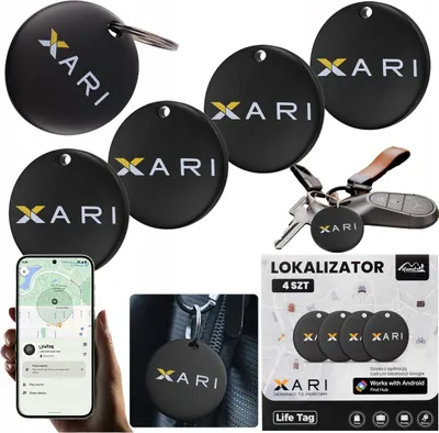 Obrázek produktu pro 4x Life Tag Lifemate XARI Android GPS lokátor pro klíče od psího batohu