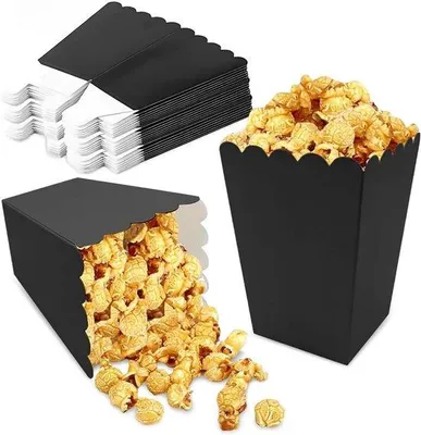 Image de Papier cartonné noir pour mini-soirées cinéma
