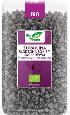 Produktbild von Mit Apfelsaft gesüßte Cranberries  1 kg –  PLANET