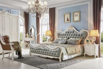 Produktbild von Polsterbett Betten Bett Echtholz Designer Hotel Doppel Luxus Design 180x200cm