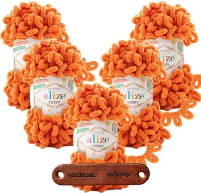 Produktbild von 5 x ALIZE Puffy 6 orange mit Label