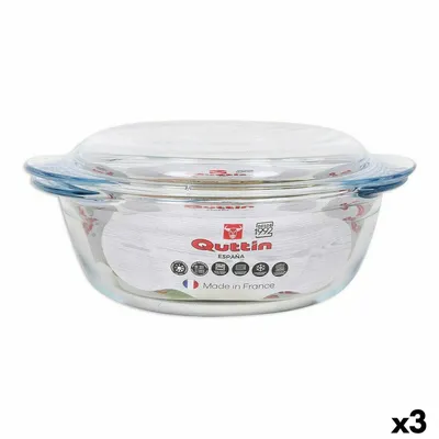 Image de Casserole avec couvercle quttin verre 1,6 + 0,5 l (3 pcs.)