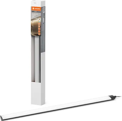 Produktbild von Ledvance LED Unterbauleuchte Linear Angle Frameless 55cm Schwarz 7,5W 490lm CCT 3000K/4000K/6500K Dimmbar Sensor