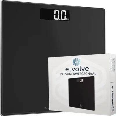 Productafbeelding van Digitale personenweegschaal met LED-display en automatische inschakelfunctie