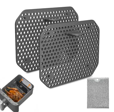 Silikon-Spritzschutz für Heißluftfritteusen, 2 Stück