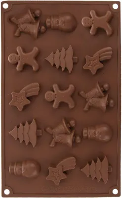 Produktbild von Orion Silikonbackform Backform Weihnachten für Kekse Pralinen