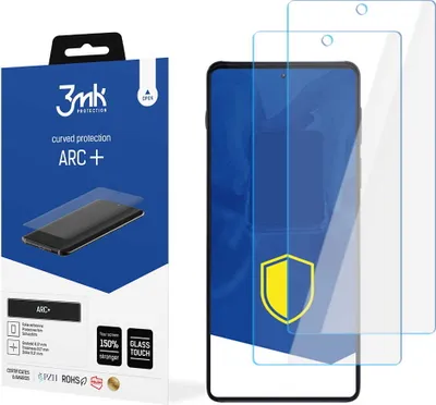Produktbild von 3mk Display Schutzfolie ARC+ für Motorola Edge S Pro 5G  0,17mm Self-Heal (2 Stück)