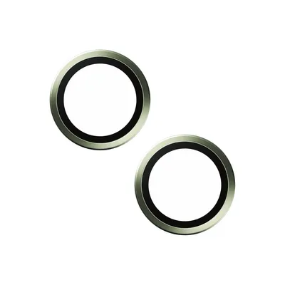 Produktbild von PanzerGlass ® Hoops® Kameraschutz Grün iPhone 15 | 15 Plus, Apple, Apple - iPhone 15, Apple - iPhone 15 Plus, Trockene Anwendung, Kratzresistent, Schockresistent, Grün, 1 Stück(e)