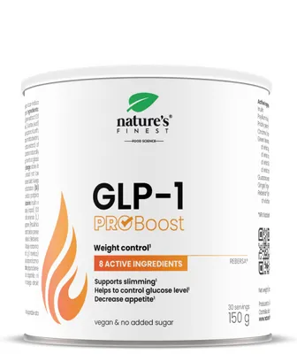 Zdjęcie produktu dla GLP-1 ProBoost Powder - Cherry Lemon Flavour - Guarana & Superfoods - Nature's Finest - 150 g