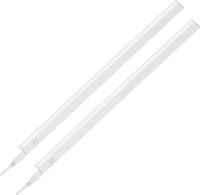 Produktbild von Briloner TOOK 2er Set LED Unterbauleuchte, Montagematerial, Neutralweißes Licht, Weiß, 31,3x2,2x3 cm
