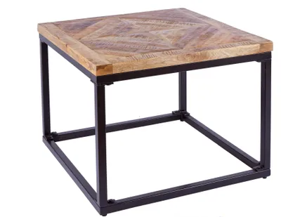 Zdjęcie produktu dla Stolik pomocniczy 60 cm, drewniany, designerski, nowoczesny, do salonu – KUP TERAZ