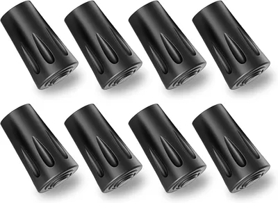 Produktbild von Trekkingstock Spitzen, 8 Stück, Antirutsch-Gummi, 11 mm, mit Stoßdämpfung für Wandern