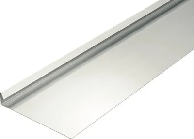 Produktbild von PRECIT Aluminium Rinneneinhang 90° ohne Wasserfalz 2000 x 205 x 32 mm