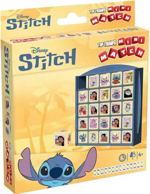Produktbild von Winning Moves Kartenspiel Stitch Lernspiel Top Trumps Mini Match