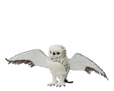 Productafbeelding van Uil kunstbont l17b68h24 cm grijs kerst Decoris