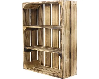 Produktbild von Regalkiste geflammt 50x40x15 cm