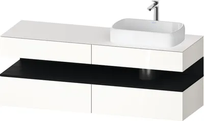 Produktbild von DURAVIT QA4778016220000 QTG KWTU WH Ek. 1600x550x600 Wß Hgl.