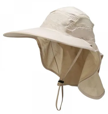 Produktbild von Sonnenhut Damen Herren UPF 50+ Faltbarer UV-Schutz-Hut mit Nackenschutz Atmungsaktiv für Wandern Angeln Strand Safari