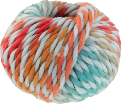 Produktbild von Lana Grossa - Dolce 0008 mint rot hellpetrol rost
