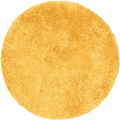 Produktbild von Erwin Müller Badematte Kefalonia" gelb rund: 120 cm Ø"