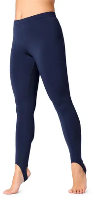 Produktbild von Bellivalini Damen Thermoleggings Leggings mit Fütterung Winterleggings mit Steigbügel BLV50-274 (Dunkelblau, S)