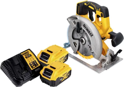 Immagine prodotto di DeWalt DCS570P2 con n. 2 batterie 5Ah Sega circolare 18V XR Brushless 184 mm