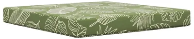 Immagine prodotto di Cuscino da divano da esterno vidaXL con motivo a foglie, 80 x 80 x 8 cm, poliestere