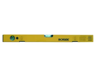 Produktbild von Ironside Wasserwaage Alu Magnet 60Cm Gelb 2 Libellen 0,5Mm/M