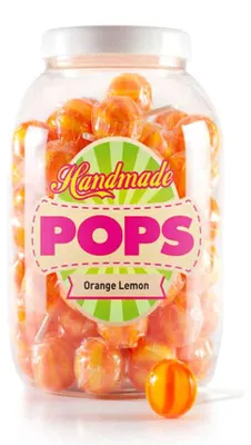 Productafbeelding van Felko Orange Lemon Lollies - 70 stuks