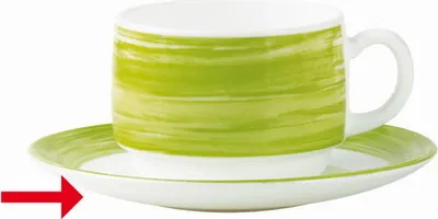 Produktbild von 6x Kaffeeuntertasse 14 cm Kaffeeservice, Kaffeebecher