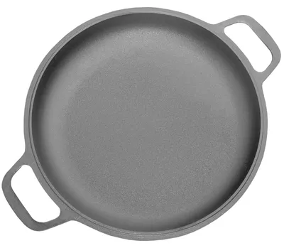 Produktbild von 20 cm Deckel-Bratpfanne aus Gusseisen Universaldeckel Servierpfanne Induktion