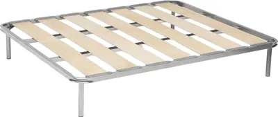 Produktbild von Talamo Italia Doppelbett Anagaia 160x190 cm Grau