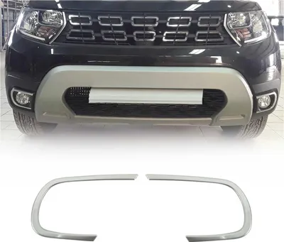Immagine prodotto di Cornice fendinebbia per Dacia Duster 2018-2021 acciaio inox spazzolato 2x