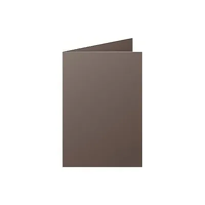Image de Clairefontaine Cartes doubles C6 210g marron 25 pièces