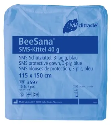 Produktbild von Meditrade BeeSana® SMS-Kittel 40g | Packung (10 Kittel)