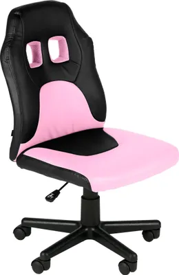Produktbild von CLP Schreibtischstuhl Fun für Kinder Kunstlederbezug Armlehnen abnehmbar schwarz/pink