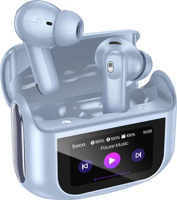 Produktbild von HOCO drahtlose Ohrhörer bluetooth mit Touchscreen TWS ANC + ENC EQ21 blue star