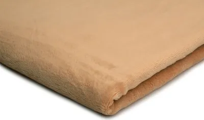 Obrázek produktu pro Minkee Plyšová hladká oboustranná Umělá kožešina, teplá béžová 50 x 160 cm