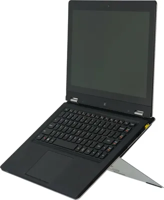 Produktbild von R-Go Tools R-Go Riser Attachable Laptopständer, verstellbar, silber, Silber, Aluminium, 25,4 cm (10"), 55,9 cm (22"), 5 kg, 65 - 85 mm