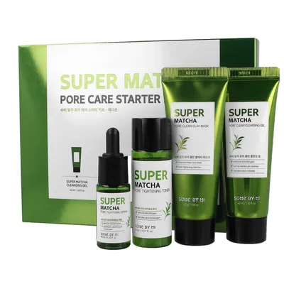 Zdjęcie produktu dla SOME BY MI Super Matcha Pore Care Starter Kit - Zestaw startowy z zieloną herbatą